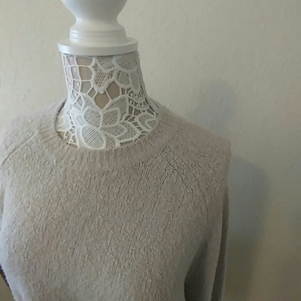 Vince Oversized Sweater in Lavender Gray
